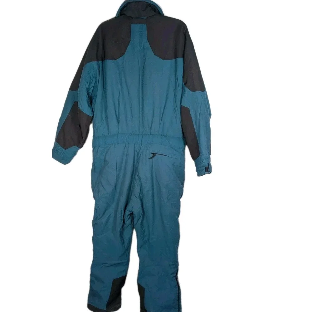 Cornice Snowsuit SkiSuit One Piece Green Snow Bib, Retro, Vintage, Size LARGE!!